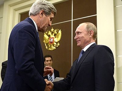Путин и Керри. Фото: kremlin.ru