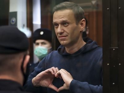 Алексей Навальный после оглашения приговора суда, 2.02.21. Фото: yakovenkoigor.blogspot.com