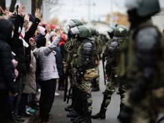 Акция протеста в Минске. Фото: Dpa